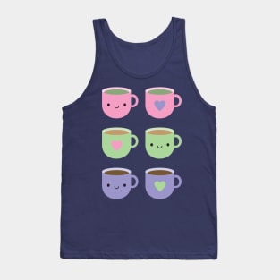 Time For Tea - Kawaii Cup of Tea Tank Top